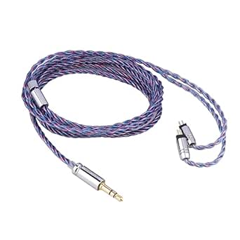 Linsoul Tripowin Sirene 4 Cores IEM Cable, 27AWG OFC Replacement Cable for in Ear Monitor, Audiophile(2pin-0.78mm, 3.5mm)