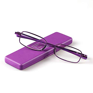 HINDAR PANDA Folding Flat Reading Glasses Portable Pocket Super light Readers for Anti-bule light lens Reduce Eye Fatigue