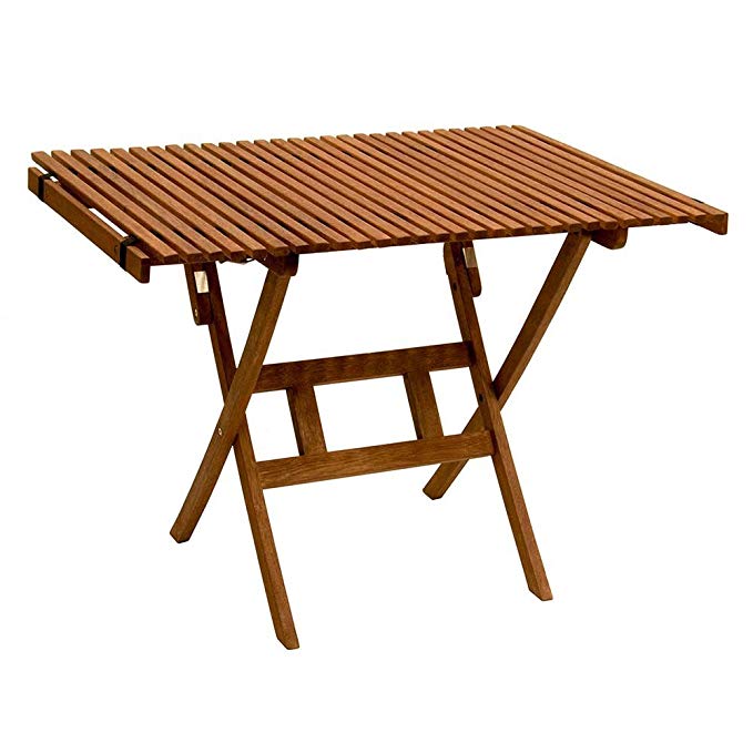BYER OF MAINE, Pangean Roll Top Table, Folding Wood Table, Easy to Fold and Carry, Perfect for Camping and Tailgating, Matches All Furniture in the Pangean Line