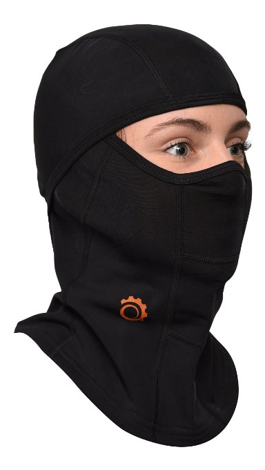 Balaclava by GearTOP, Best Full Face Mask, Premium Ski Mask and Neck Warmer for Motorcycle and Cycling, Black