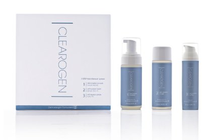 Clearogen 3-Step Acne Treatment - Benzoyl Peroxide