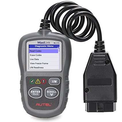 Autel MaxiLink ML319 (AL319) OBDII Scanner   I/M Readiness   TFT Color Screen Same as Autel Autolink AL319