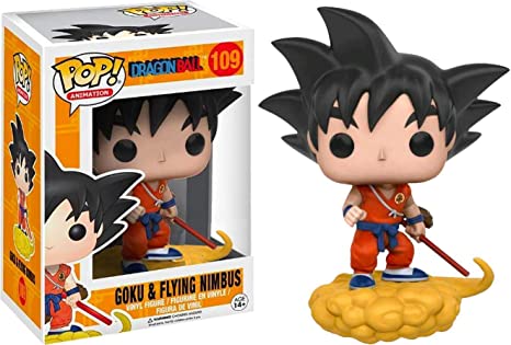 Funko Pop Animation Dragonball Orange Suit Goku and Flying Nimbus Exclusive Vinyl Figure