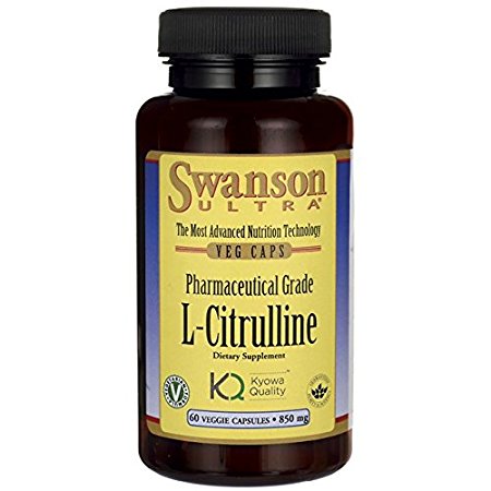 Swanson Pharmaceutical Grade L-Citrulline 850 mg 60 Veg Caps