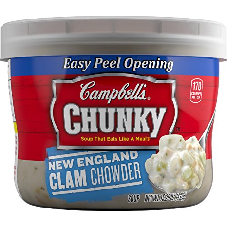 Campbell's Chunky Soup, New England Clam Chowder, 15.25 Ounce