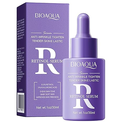 Facial Serum Anti-Wrinkle Tender Skin 8.5% Retinol 5% Hyaluronic Acid Moisturizing Essence 30ml / 1fl.oz