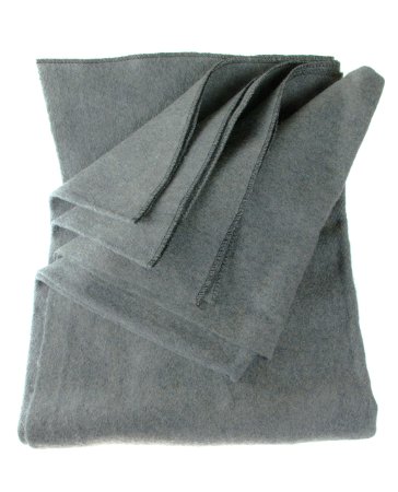 SE BI64847GR Warm 4-lb. Blanket (64" x 84") with 80% Wool, Grey