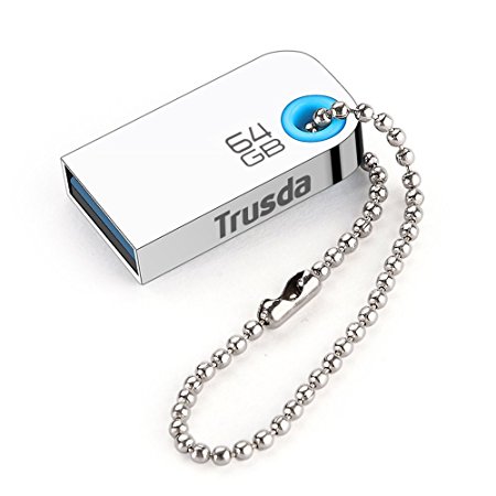 Trusda U85 Best USB Storage USB 3.0 Flash Drives Super Mini High Speed Metal Usb Stick Pen Drive (64GB)