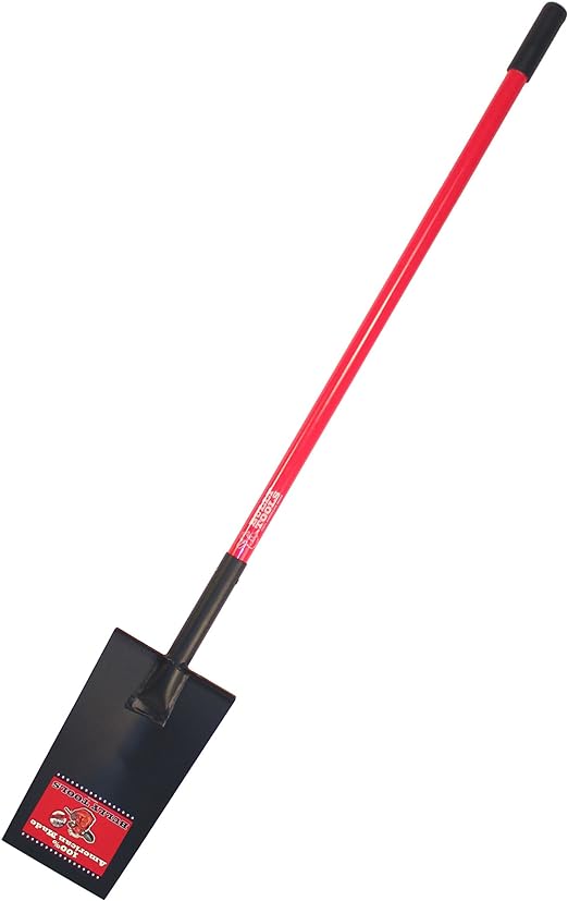 Bully Tools 82502 12-G Edging and Planting Spade with Fiberglass Long Handle