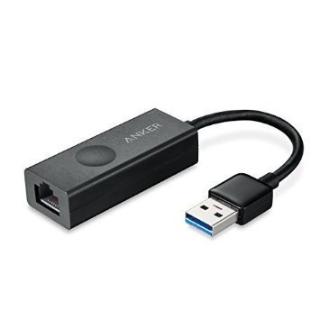 Anker USB 30 to RJ45 Gigabit Ethernet Adapter Supporting 101001000 bit Ethernet