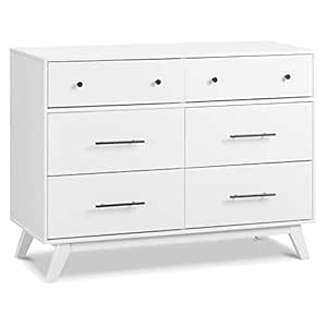 DaVinci Otto 6-Drawer Double Dresser in White