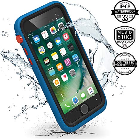 Catalyst iPhone 7 Plus case – Waterproof, Drop Protection for Apple iPhone 7 Plus (Blueridge/Sunset) with High Touch Sensitivity ID