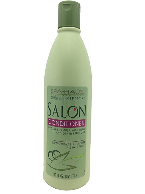 Spa-Haus Mind And Body Salon CONDITIONER with Olive and Other Fruit Oils, 20 Fl Oz