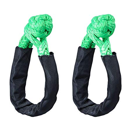 Astra Depot Set of Two 1/2" Synthetic Soft Rope Shackles 38,000lbs  (2pcs)