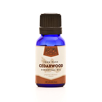 Aroma Foundry Cedarwood Essential Oil - 15 ml - 100% Pure & All Natural
