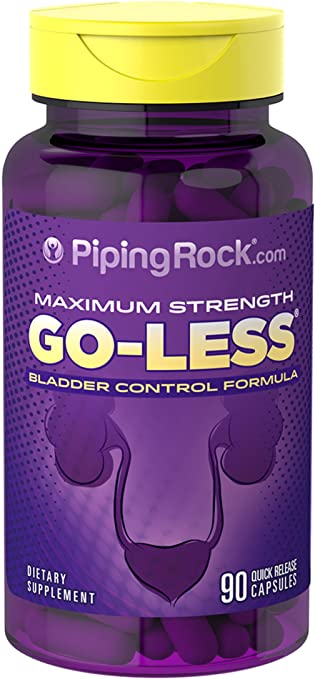 Piping Rock Maximum Strength Go-Less Bladder Control 90 Quick Release Capsules