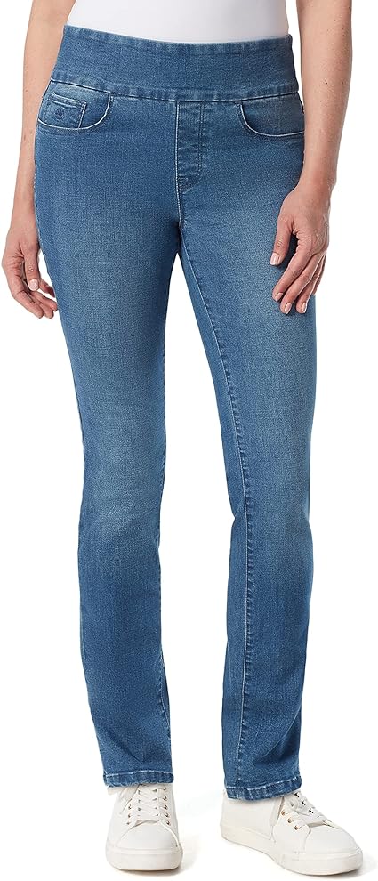 Gloria Vanderbilt Women's Amanda Pull on High Rise Jean Standard