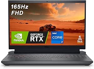 Dell G15 5530 Ordinateur Portable Gaming 15.6" FHD 165Hz, Processeur Intel Core i7-13650HX, NVIDIA GeForce RTX 4050 6Go, RAM 16Go, SSD 512Go, Windows 11 Home, Clavier rétroéclairé AZERTY Français