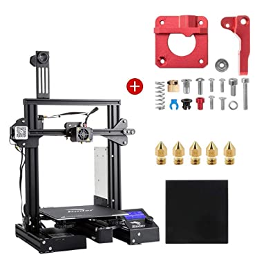 Official Creality 3D Printer Bundle Ender 3 Pro with Glass Plate & Upgraded Aluminum Extruder Drive Feeder