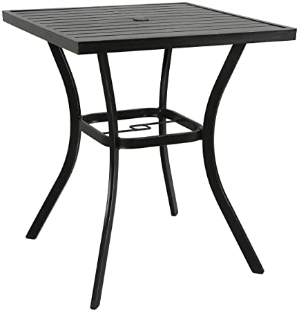 Ulax Furniture Outdoor Patio Bar Table Counter Height Table