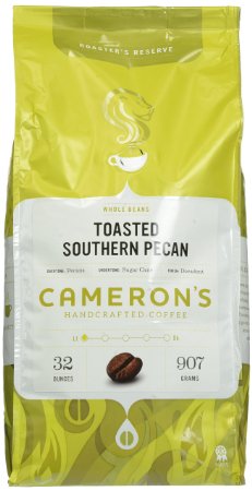 Cameron's Whole Bean Coffee, Toasted Southern Pecan, 32 Ounce