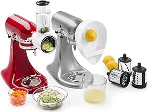 KitchenAid KSMVSJA Slicer/Shredder and Citrus Juicer Attachments