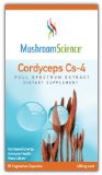 Cordyceps Cs-4 400mg Energy NEW Updated Label by Mushroom Science 90 Vegetarian Capsules