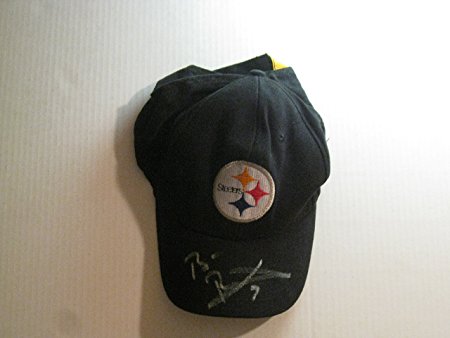 Ben Roethlisberger autographed/Signed Pittsburgh Steelers Hat COA
