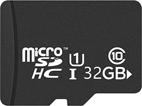 32GB MicroSD Card Read Speed: up to 100MB/s, Write Speed: up to 30MB/s. Supports up to 20,000 Photos, or 10,000 Songs. SD Card Allow Quick Music, Photo, Video, Document, and File Transfer or Storage