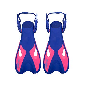 Snorkel Swim Fins for Kids – AquaFlex Kid Flippers for Swimming and Snorkeling