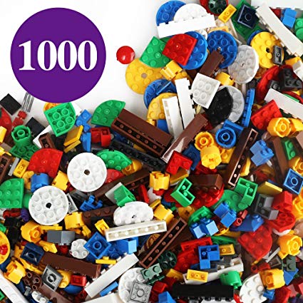 Building Bricks - 1000pcs Compatible with All Major Brand Manufactures