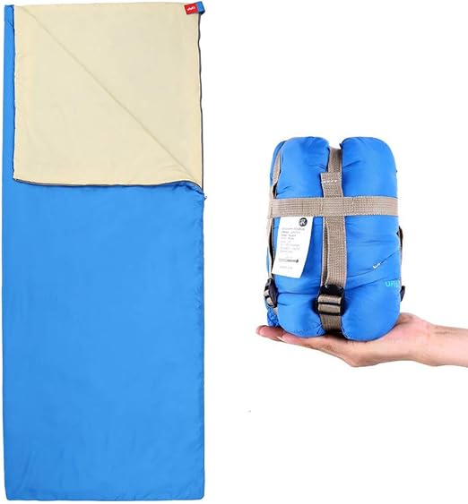 Ohuhu Sleeping Bag with a Carrying Bag, Zip at The Left Side