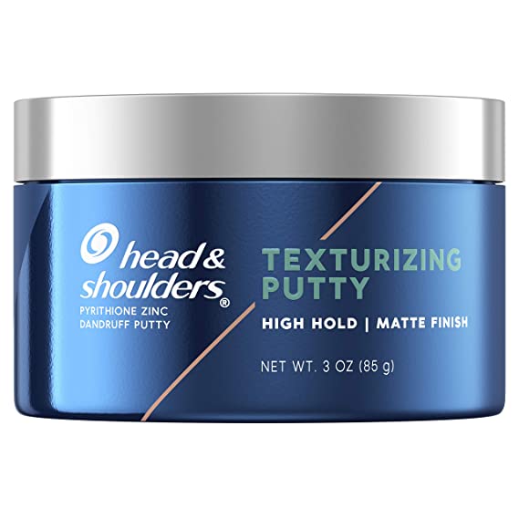Head & Shoulders Anti-Dandruff Texturizing Putty for Men, Strong Hold, Matte Finish, 3 Oz