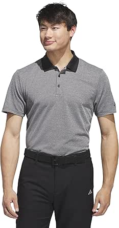 adidas Men's Performance Heathered Polo Shirt