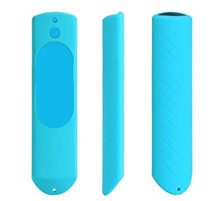 Brain Freezer Silicone Protector Cover Case Compatible with Amazon Fire Tv Stick/Voice Remote 5. 9inch (1st Gen) Blue (Remote Not Included)