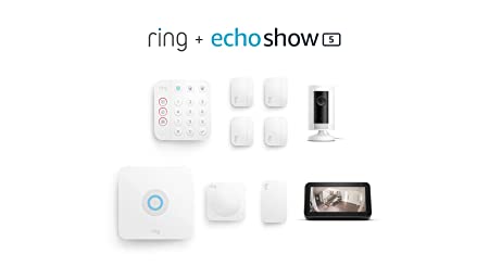 Ring Alarm 8-Piece kit (2nd Gen) with Ring Indoor Cam and Echo Show 5 (2nd Gen)