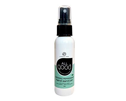 All Good Organic Peppermint Hand Sanitizer Spray