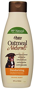 Oster 078590-120 Oatmeal Naturals Deodorizing Shampoo, 18-Ounce