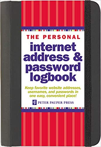 The Personal Internet Address & Password Log Book (Organizer)
