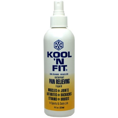 Kool 'N Fit Pain Relieving Liquid - 8 Ounce Spray