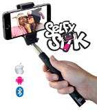 Selfie Stick Top Rated Self Portrait Phone Monopod Extendable Wireless Built in Bluetooth Best Selfies Sticks For iPhone 6 5 4 Plus Android Black
