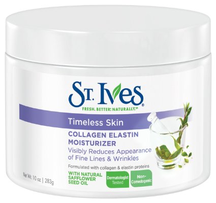 St. Ives Timeless Skin Collagen Elastin Facial Moisturizer 10oz