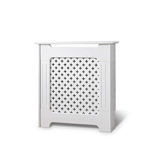 Laura James Radiator Cover Cabinet White Painted Small Traditional (small)