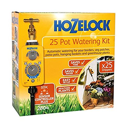 Hozelock (2804 0000) 25 Pot Automatic  Watering Kit With AC Plus Timer