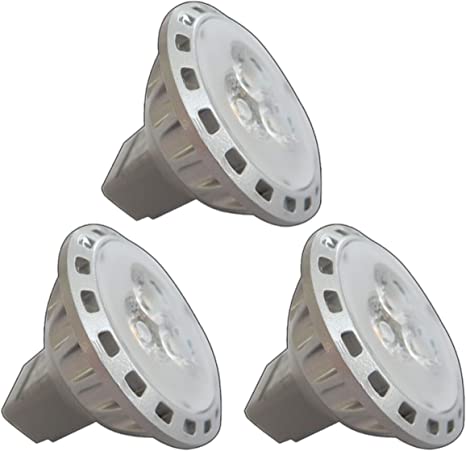 MR11/GU4 LED Spotlight Bulb 2.5 Watts 12 Volts AC/DC Warm White Energy-Saving 30° – Pack of 3