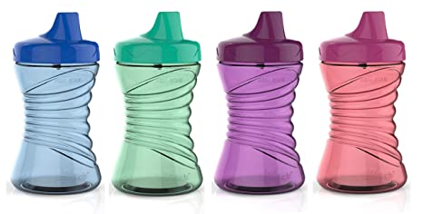 NUK Gerber GraduatesFun Grips Hard Spout Sippy Cups (Assorted, 4-Pack)