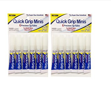 Beacon Quick Grip Minis Glue, 12 Count