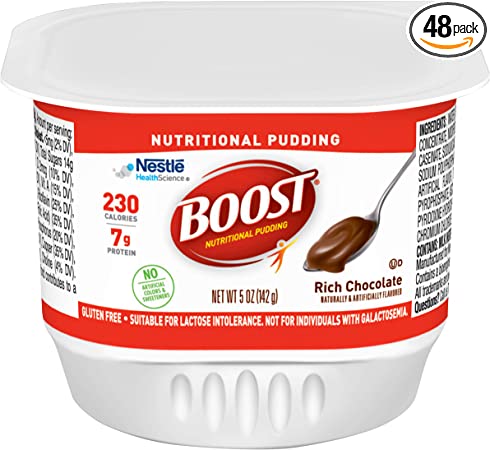 Boost Pudding, Chocolate, 5-Ounce Tins (Pack of 48)