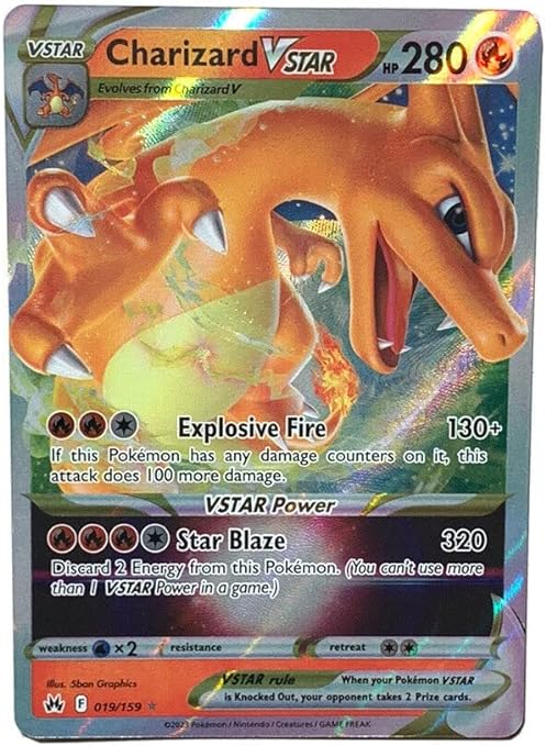 Pokemon - Charizard VSTAR 019/159 - Crown Zenith - Ultra Rare Card