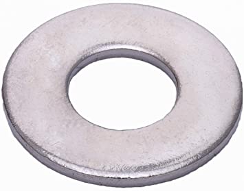 #6 x 3/8" OD Stainless Flat Washer, (100 Pack) - Choose Size, by Bolt Dropper, 18-8 (304) Stainless Steel